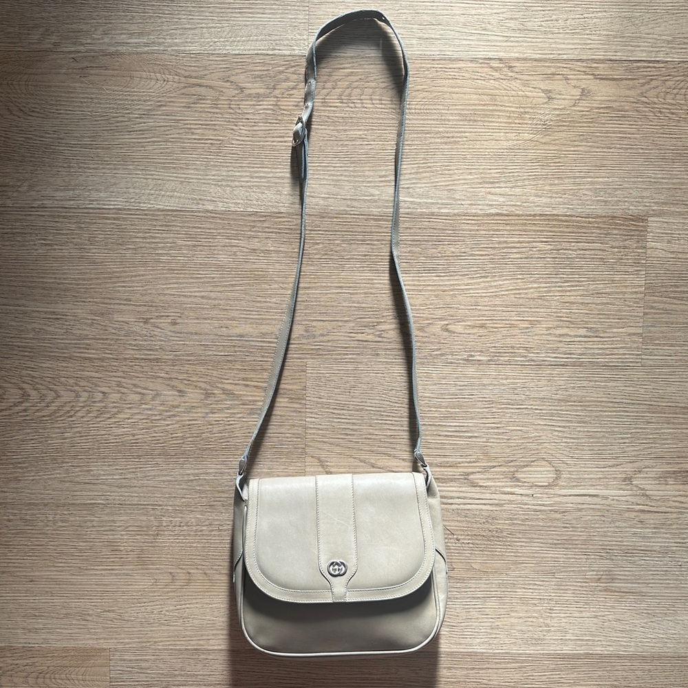 Vintage Gucci Leather Crossbody Bag